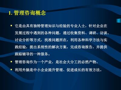 管理咨询与企业成长